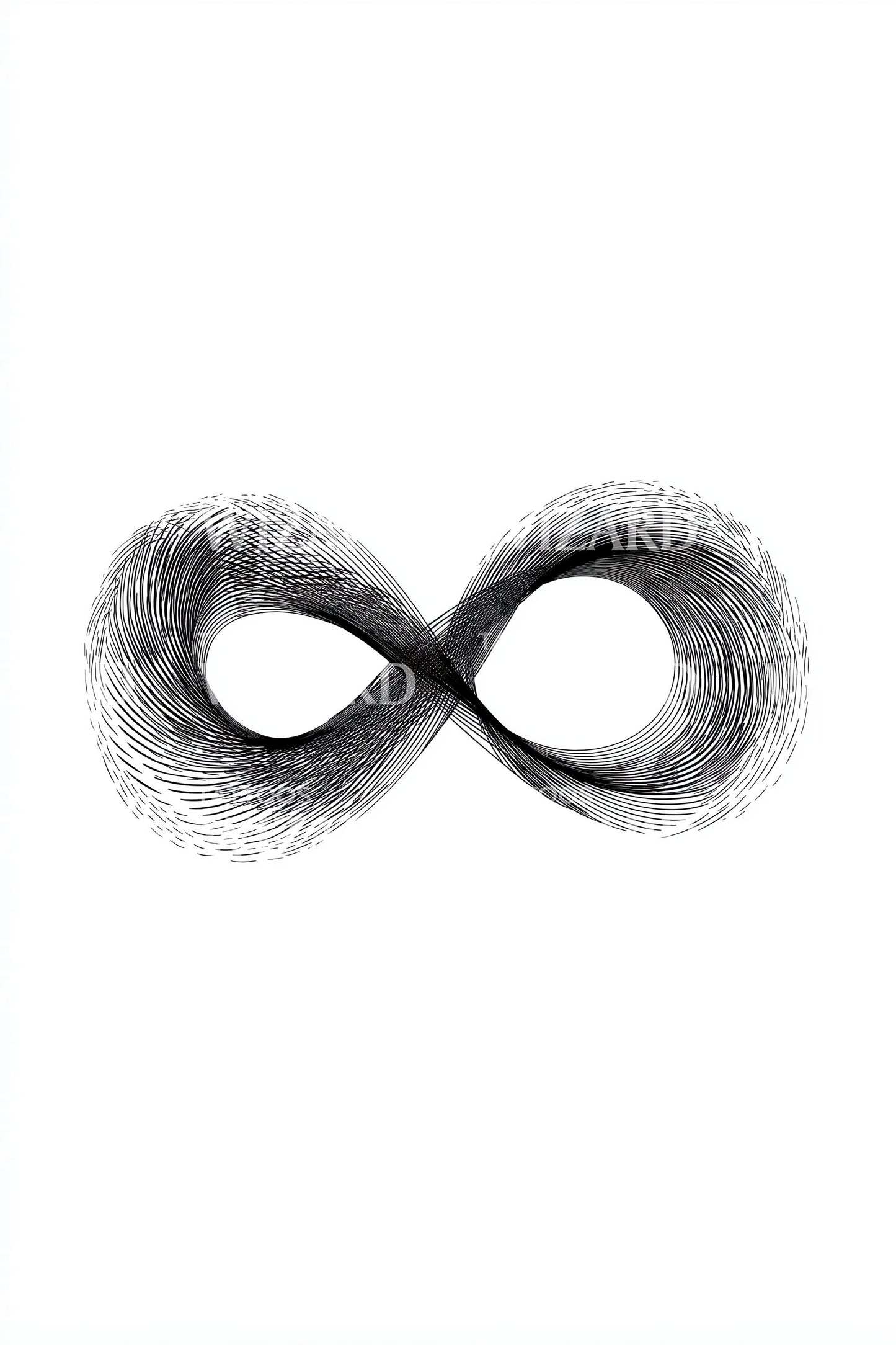 Soft Infinity Loop Tattoo Design