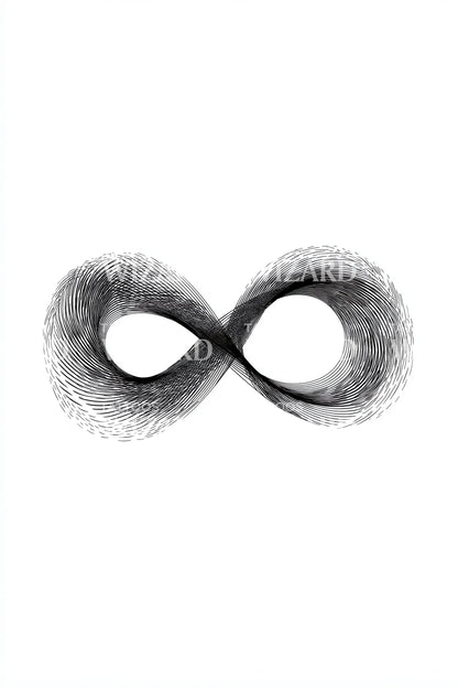 Soft Infinity Loop Tattoo Design