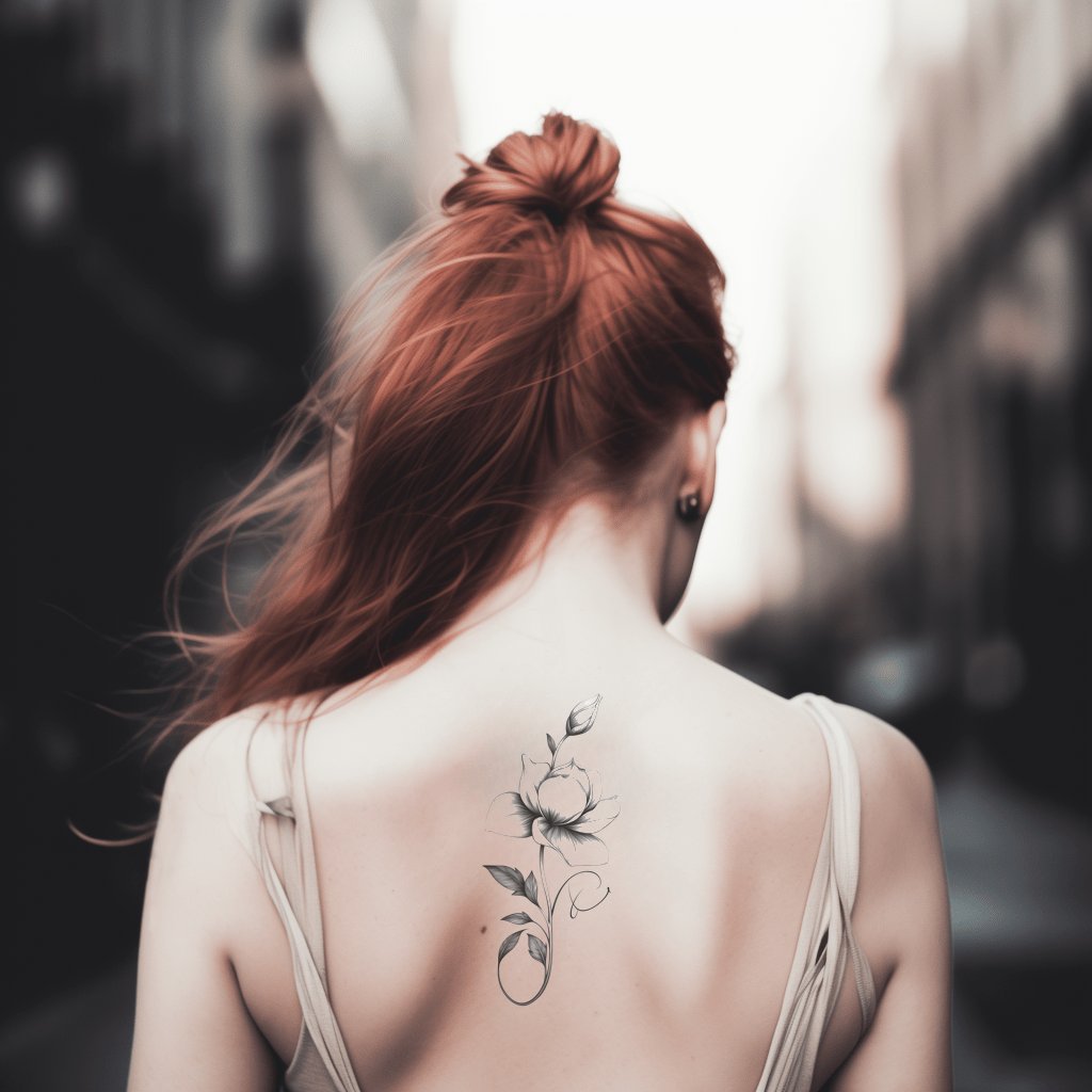 Solar Vine Ascend Tattoo Idea