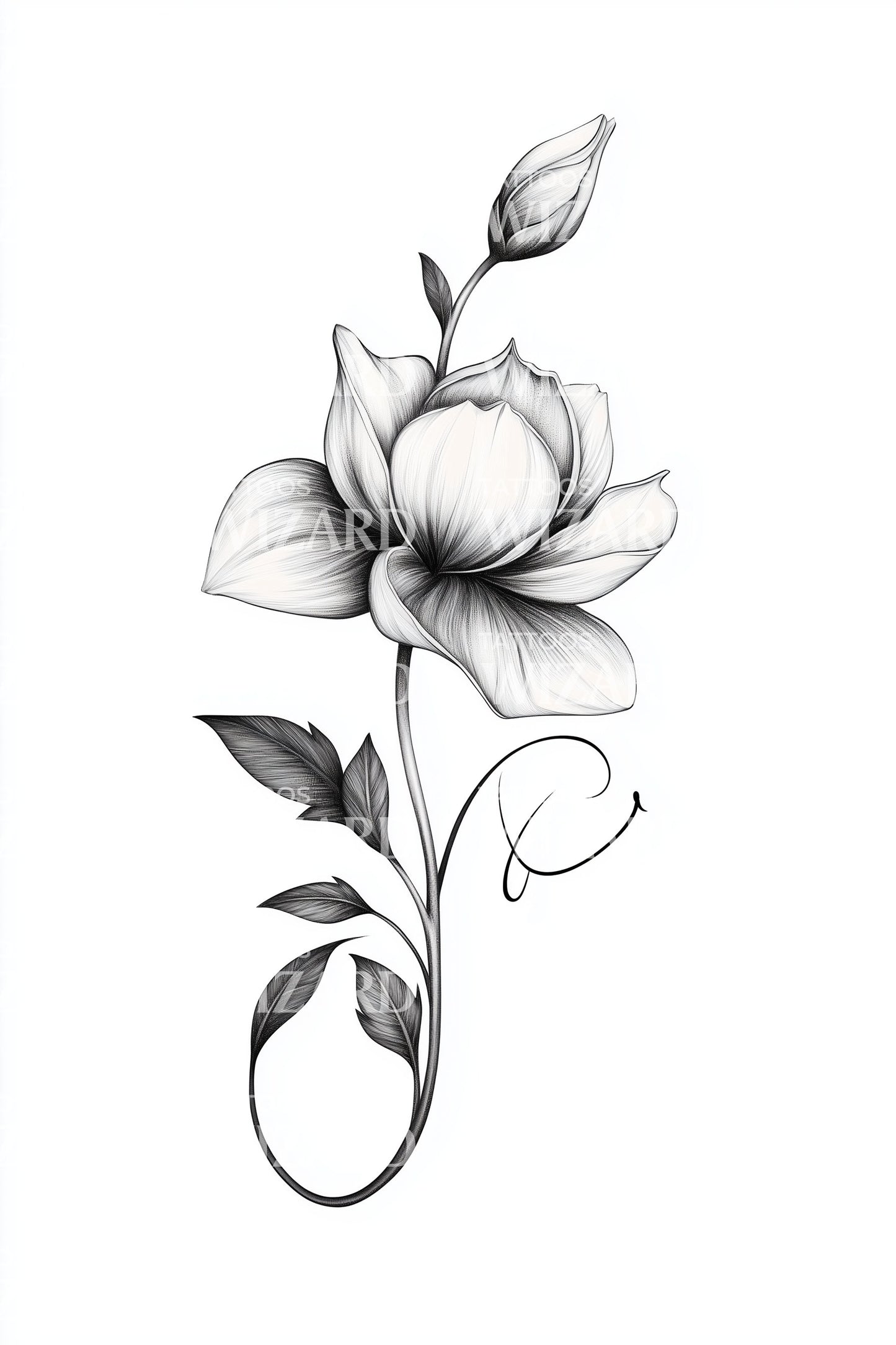 Solar Vine Ascend Tattoo Idea