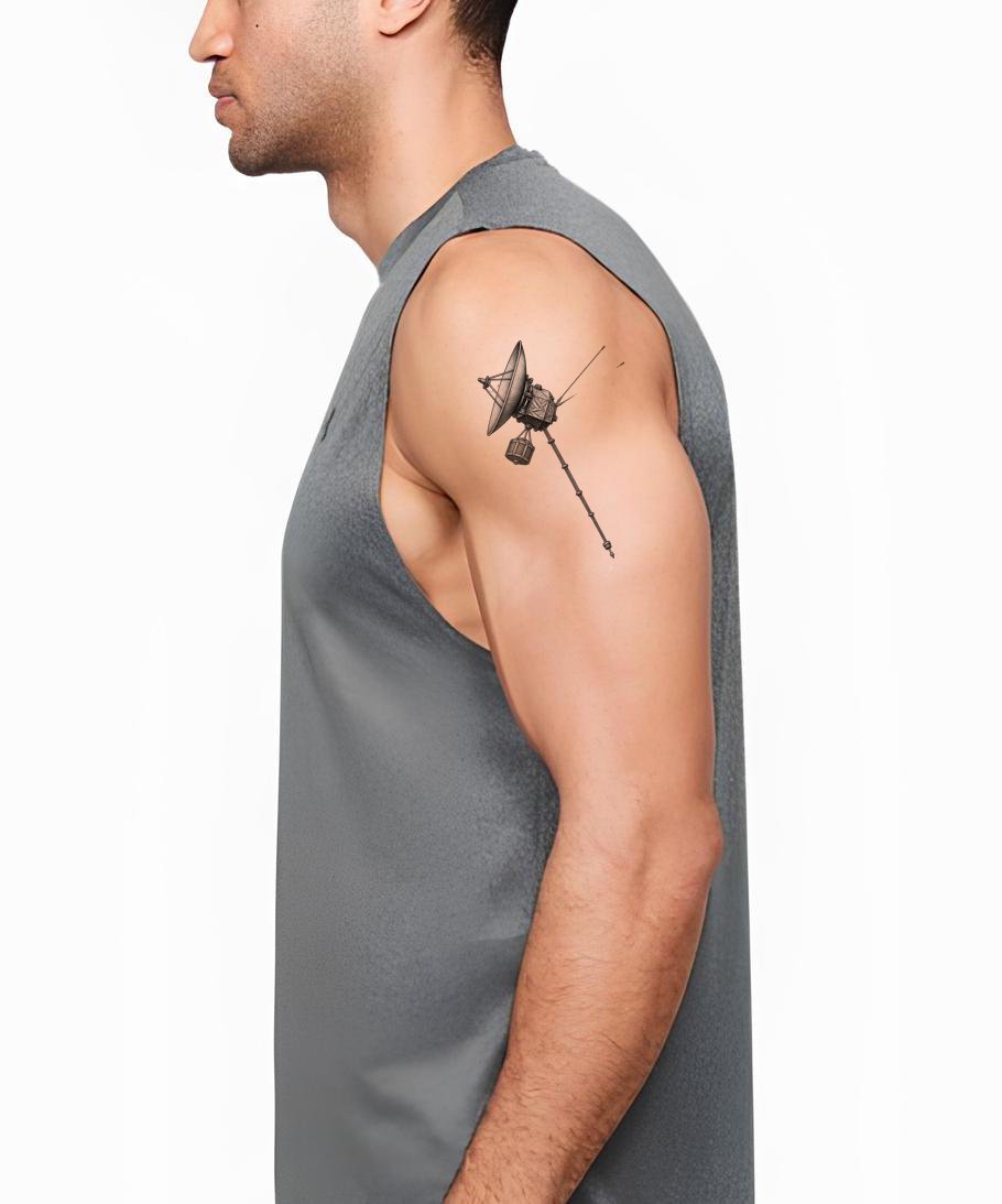 Tatuaggio sonda dello spazio profondo