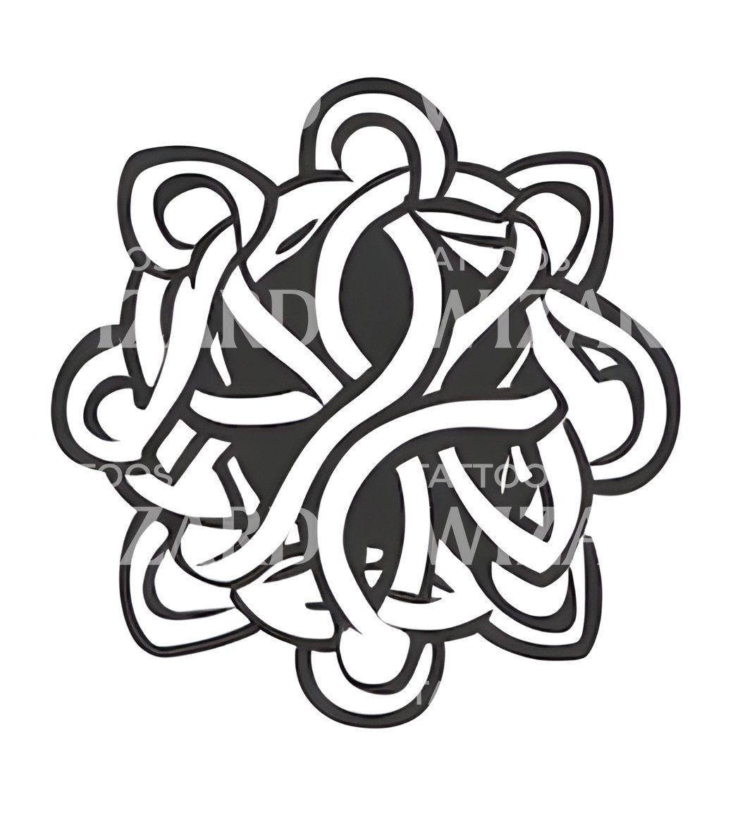 Spaghetti Monster Symbool Tattoo Idee