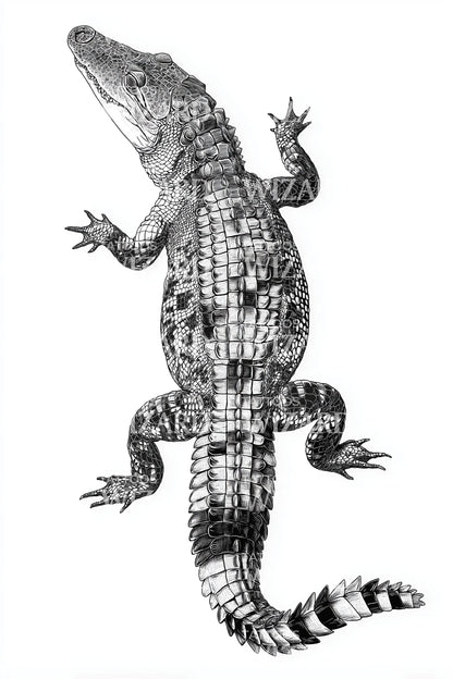 Spotted Gecko Tattoo Design