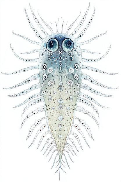 Spotted Plankton Spirit Tattoo Illustration