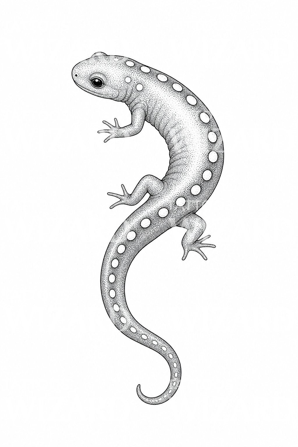 Spotted Salamander Tattoo Idea