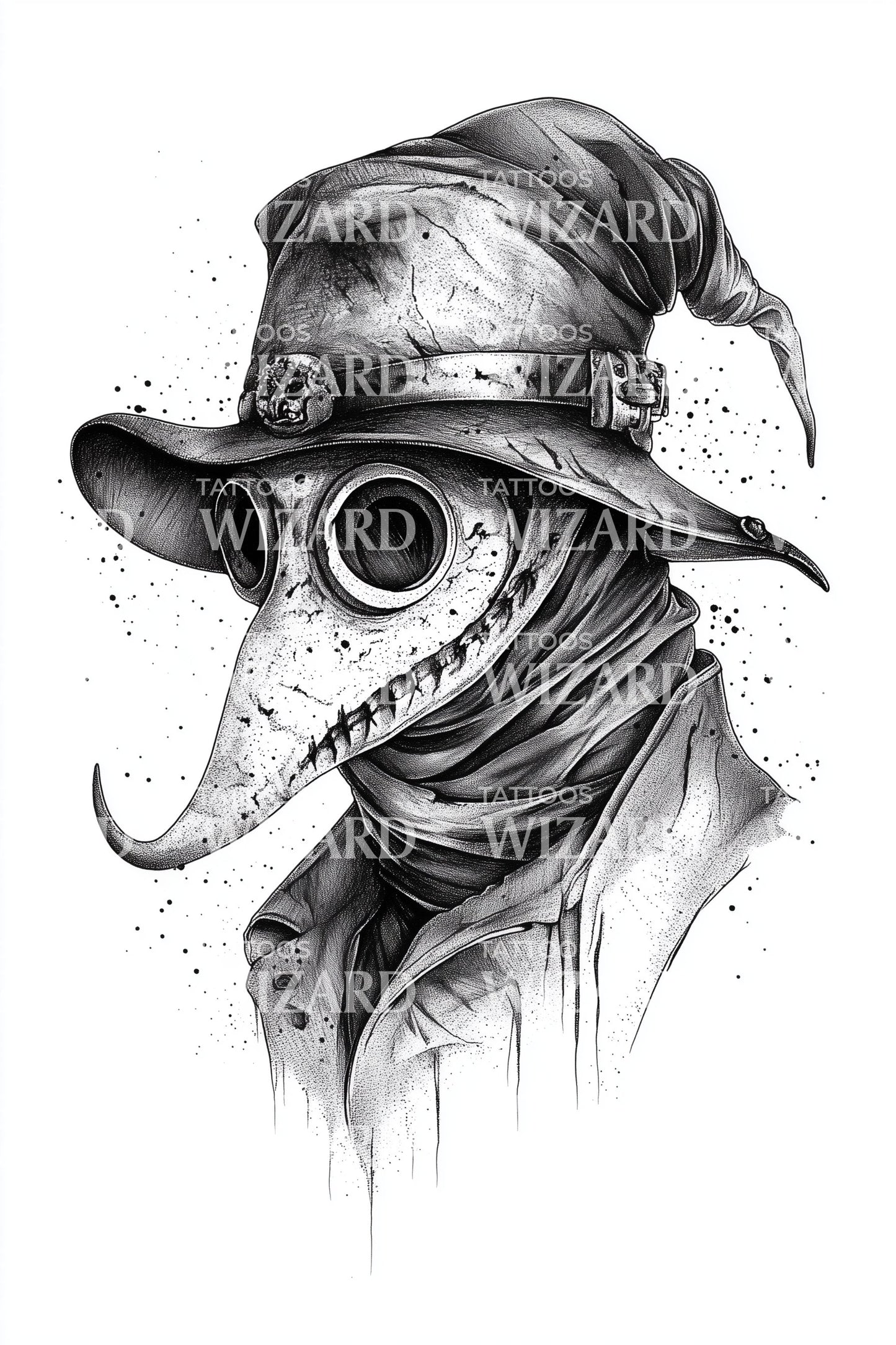 Steampunk Plague Doctor Tattoo Idea