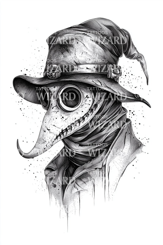 Steampunk Plague Doctor Tattoo Idea