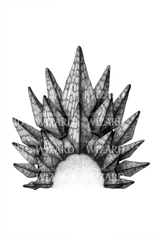 Stegosaurus Back Plates Tattoo Design