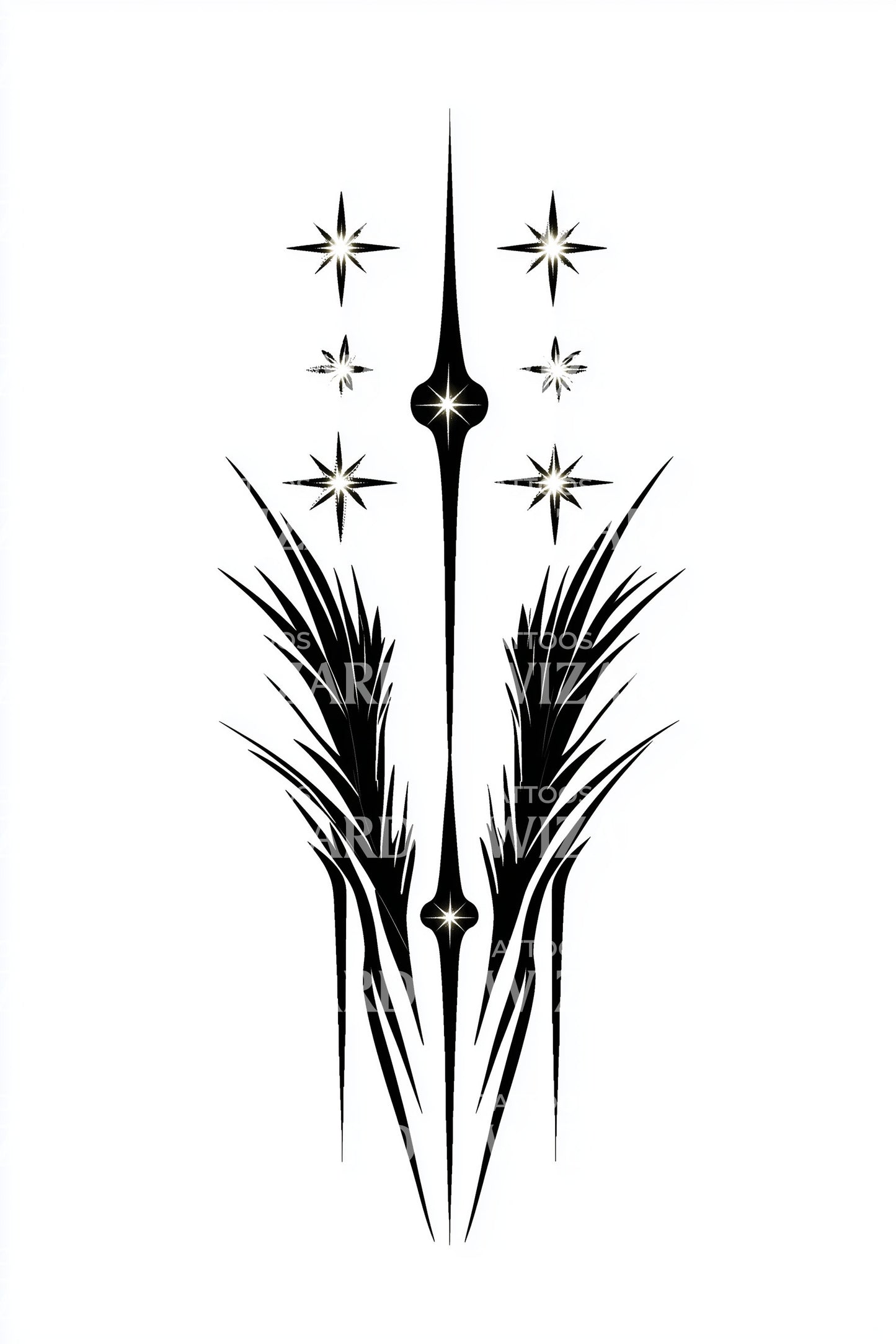 Stellar Blade Petals Tattoo Idea