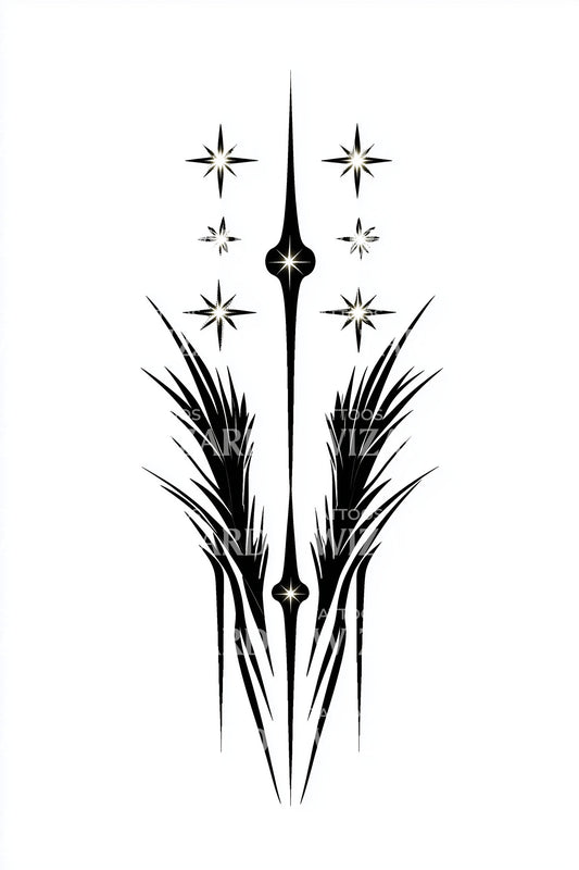 Stellar Blade Petals Tattoo Idea