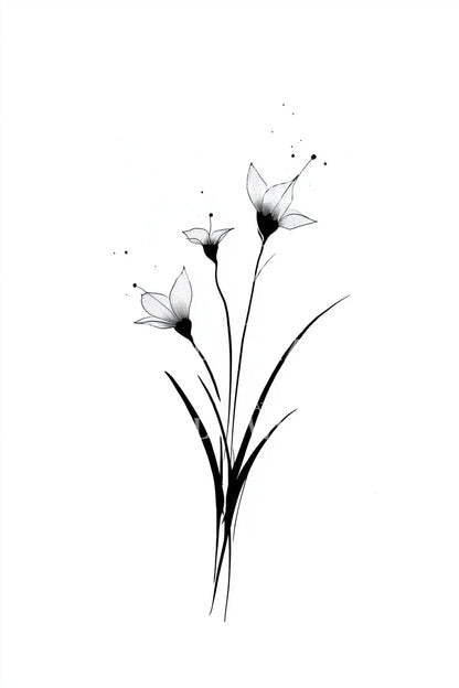 点描花蕾对纹身设计