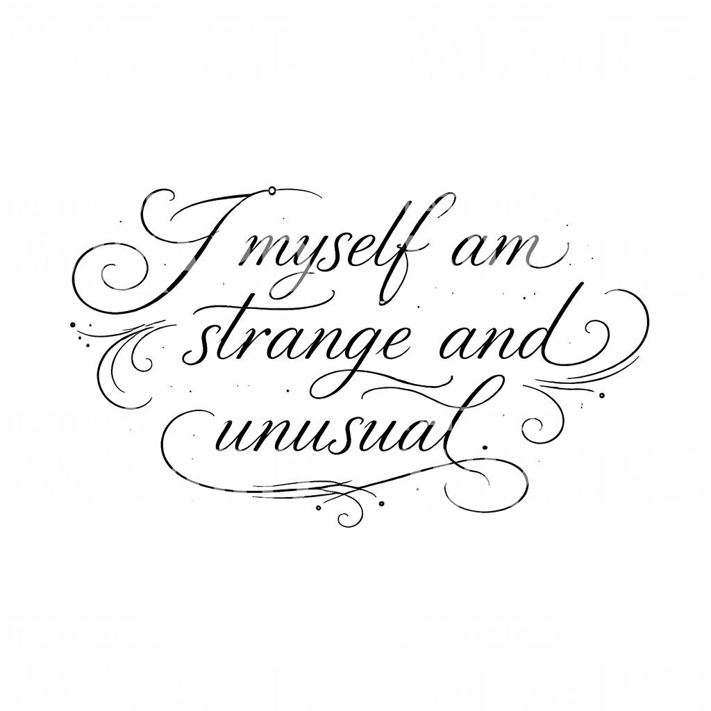 Strange and Unusual Tattoo Design