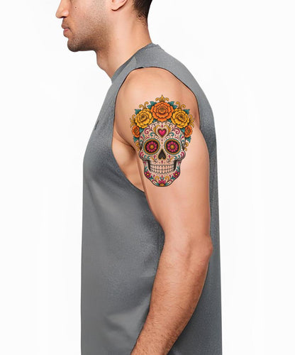 Sugar Skull Tattoo Design