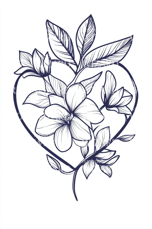 Design de tatouage cercle de brindille ensoleillée