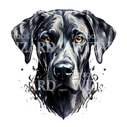 Heart Of Hound Tattoo Design