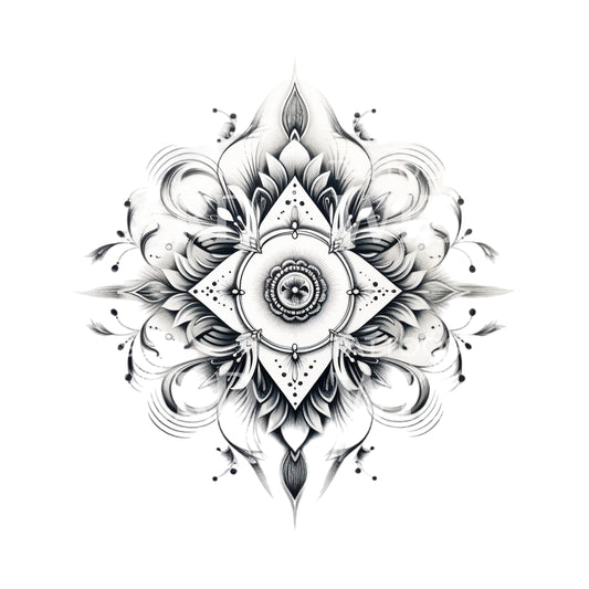 Ornamental Mandala Tattoo Design