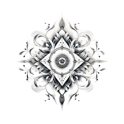 Ornamental Mandala Tattoo Design