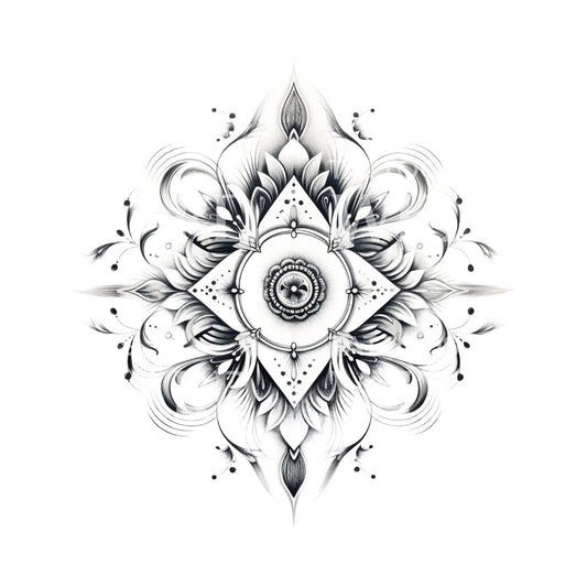 Ornamental Mandala Tattoo Design