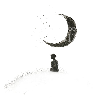 Talking to the Moon Tattoo Idea