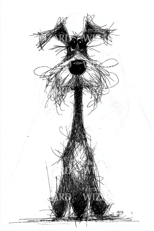 Tall Schnauzer Ink Tattoo Idea