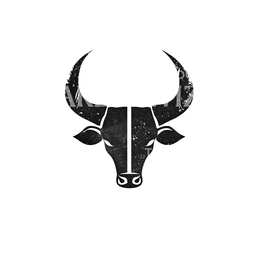 Taurus Symbol of Strength and Determination Tattoo Design