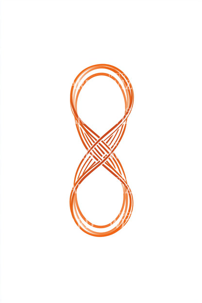 Threaded Infinity Symbol Tattoo Design