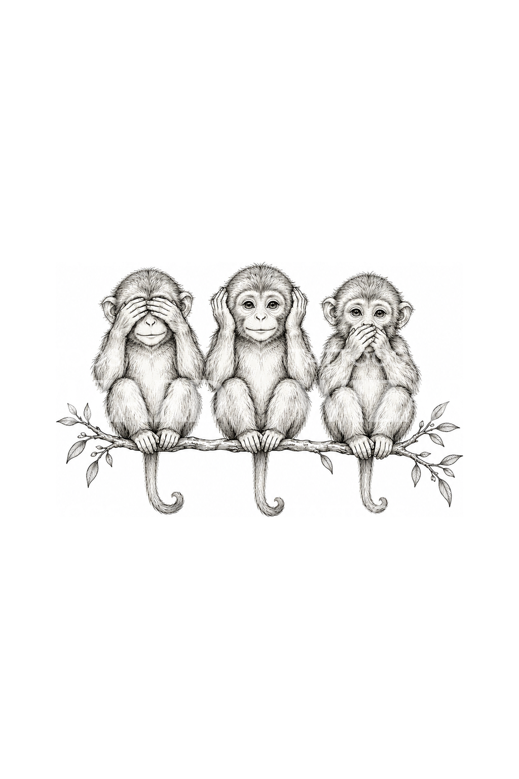 Tatouage des trois singes sages