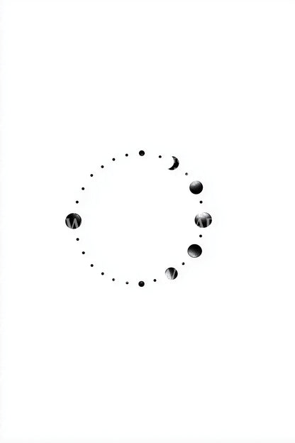 Tiny Dotted Ring Tattoo Idea