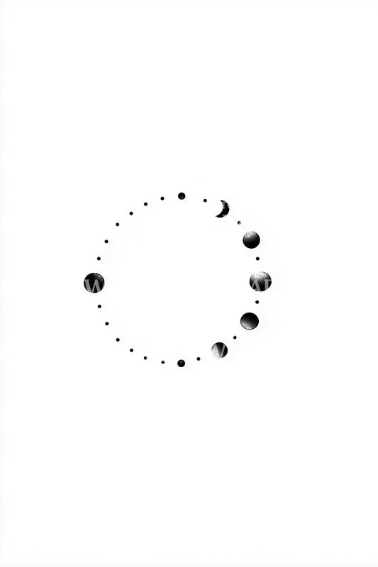 Tiny Dotted Ring Tattoo Idea