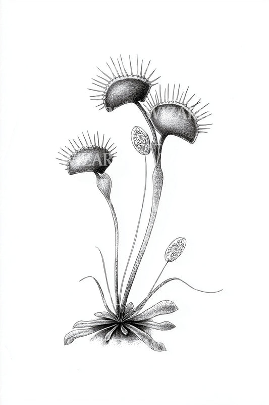 Tiny Mushroom Trio Tattoo Design