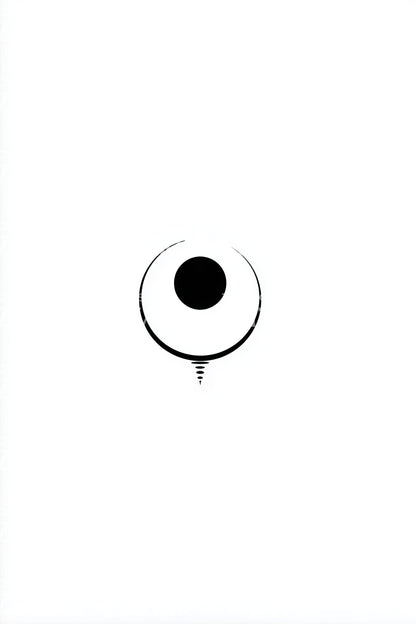 Tiny Planetary Dot Tattoo Idea