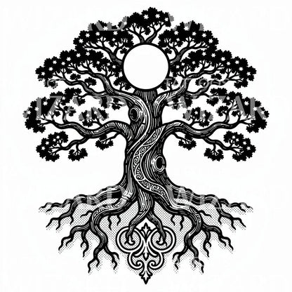 Baum des Lebens Tattoo-Design