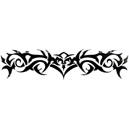 Tribal Armband with Symmetrical Spikes Tattoo Design