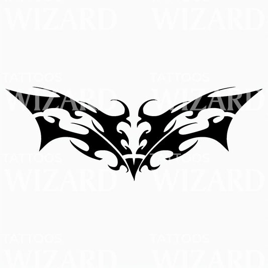 Tribal Freedom Wings Tattoo Design