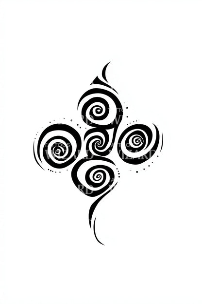 Triple Spiral Triskelion Knot Tattoo Idea