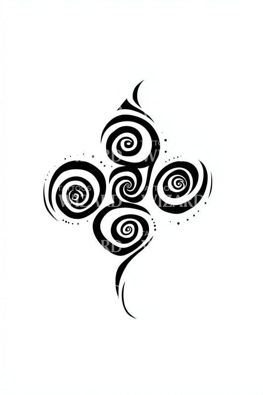 Triple Spiral Triskelion Knot Tattoo Idea
