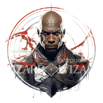 Marvel Super Heroes Blade Tattoo Design