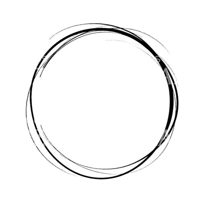 Minimalist Enso Circle Tattoo Design