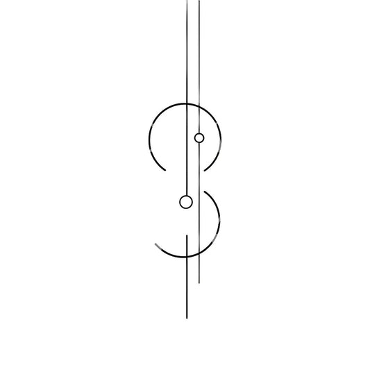 Open Communication Symbol Tattoo Design