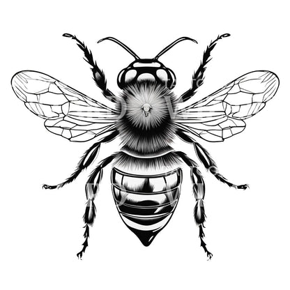 Bee Tattoo Design