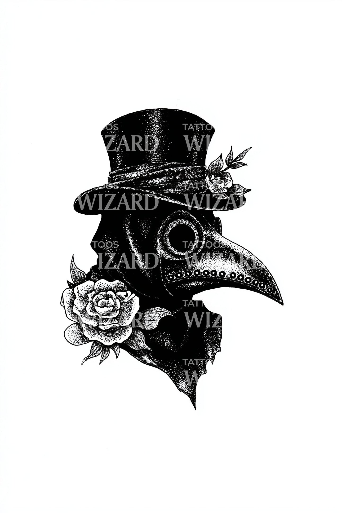 Victorian Plague Doctor Tattoo Idea