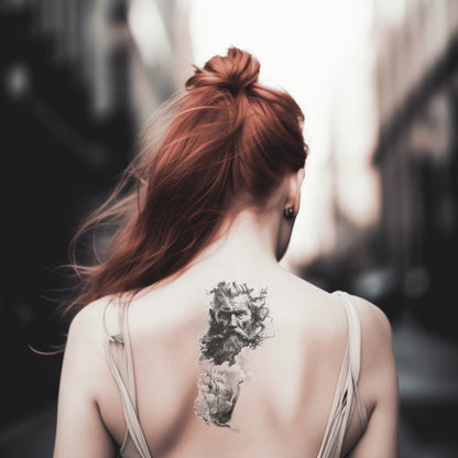 Desenho de Tatuagem Coragem Viking