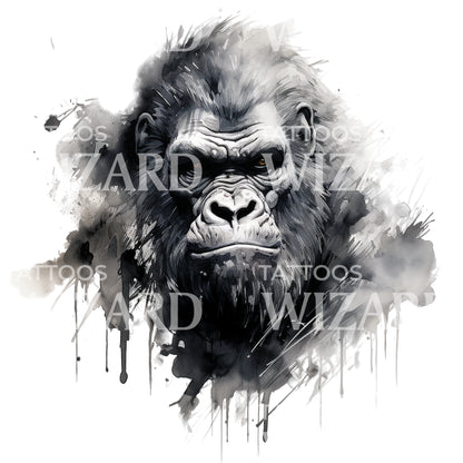 Gorilla Tattoo Design