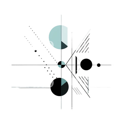 Minimalist Geometrical Lines Tattoo Design