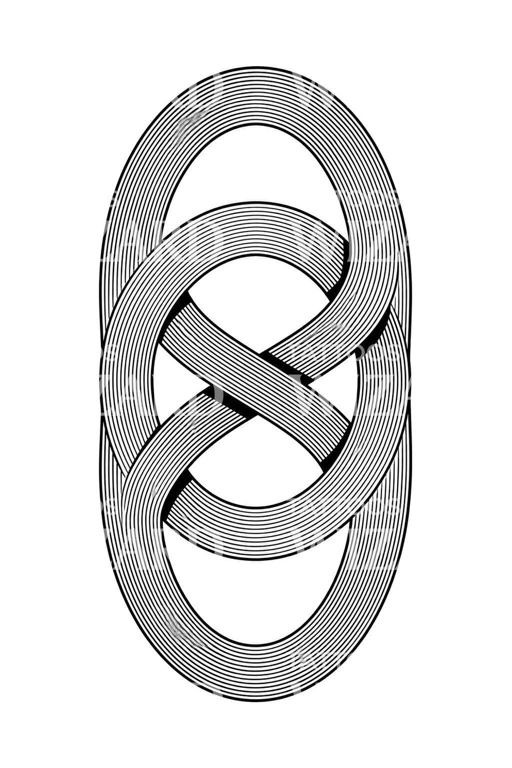 Τατουάζ κόμπου Whitehead link