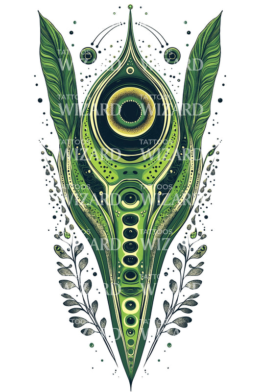 Winged Eye Sigil Tattoo Design