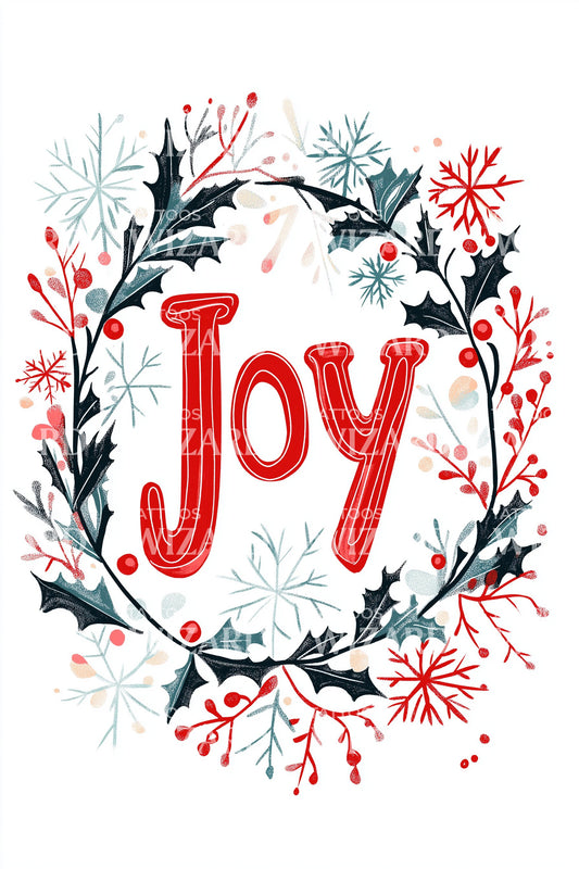 Winter Joy Tattoo Illustration