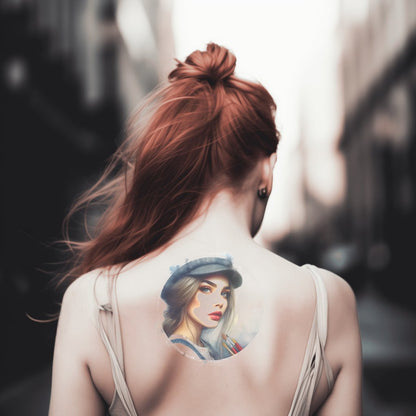 Tattoo-Idee „Gemalte Schönheit“
