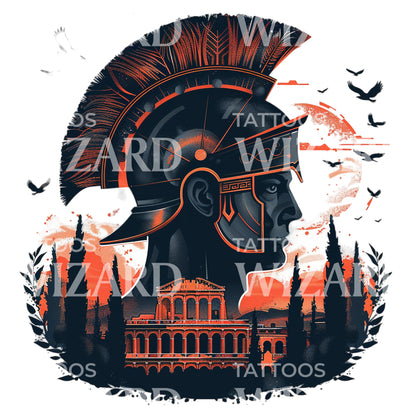 Roman Empire Tattoo Design