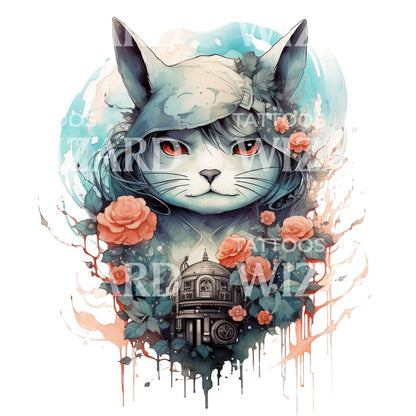 Studio Ghibli Inspired Tattoo Design